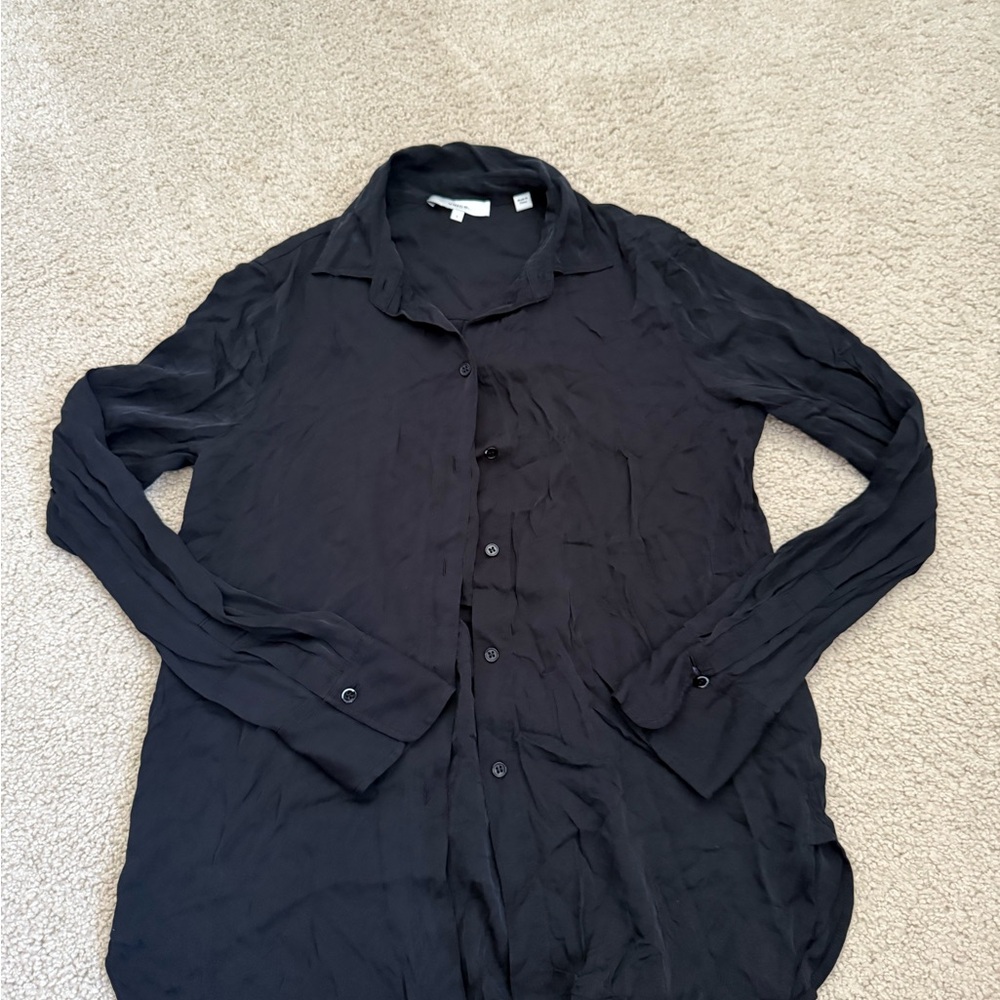 Vince Dark  Collared Shirt